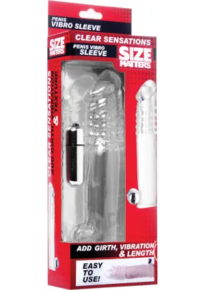 Size Matters Penis Vibro Sleeve