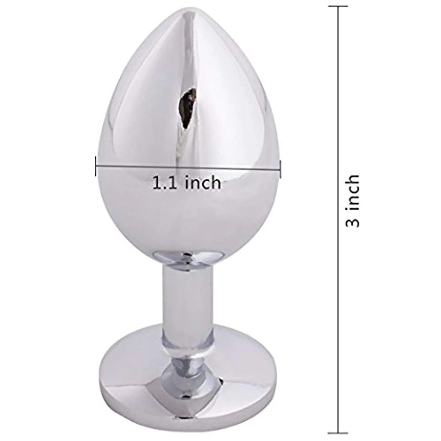 Small Fetish Plug Anal Princess Metal Jeweled Butt Plug For Adults