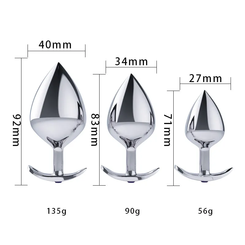 Stainless Steel Anal Prostate Masssager Butt Plug