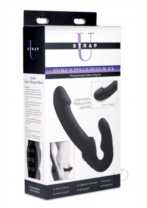 Strap U Evoke Vibrating Strapless Black