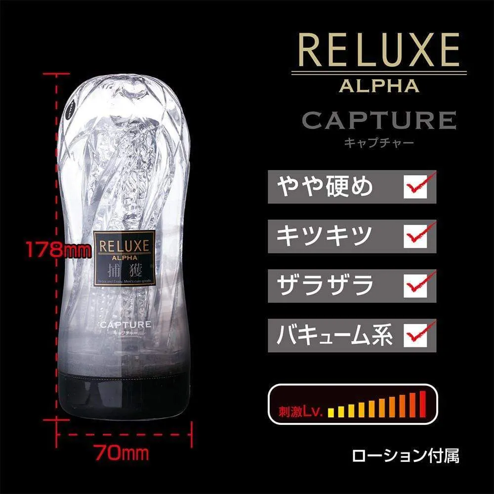 T-Best - Reluxe Alpha Capture Soft Stroker Hard Type (Clear)