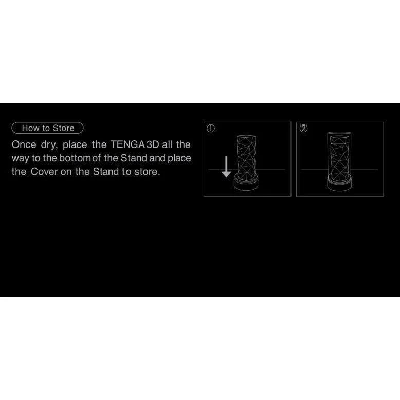 Tenga - 3D Series Stroker Masturbator (White)