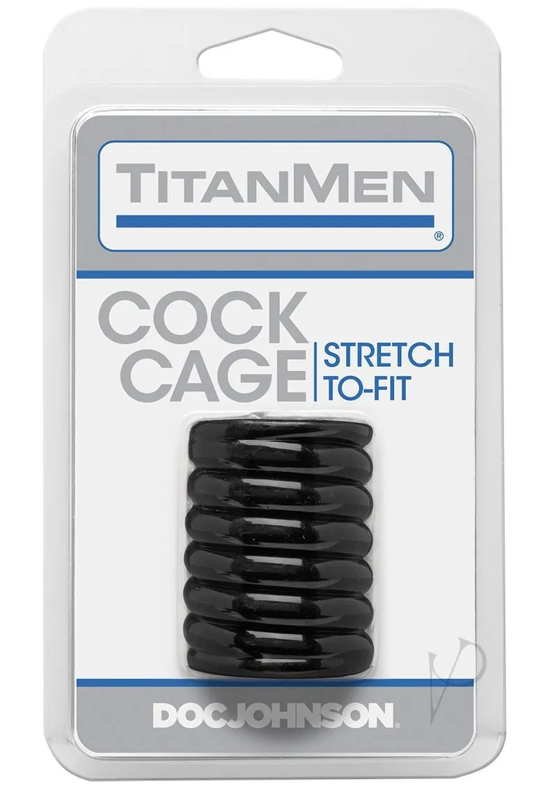 Titanmen Cock Cage Black