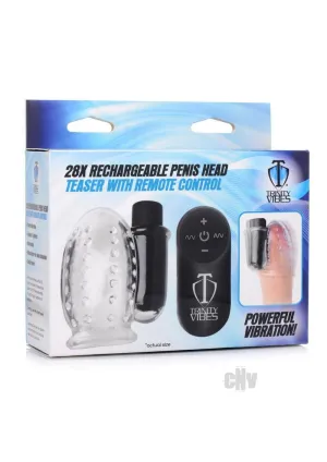 Tm Recharge Bullet Penis Head Teaser