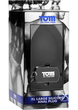Tof Xl Silicone Anal Plug Black