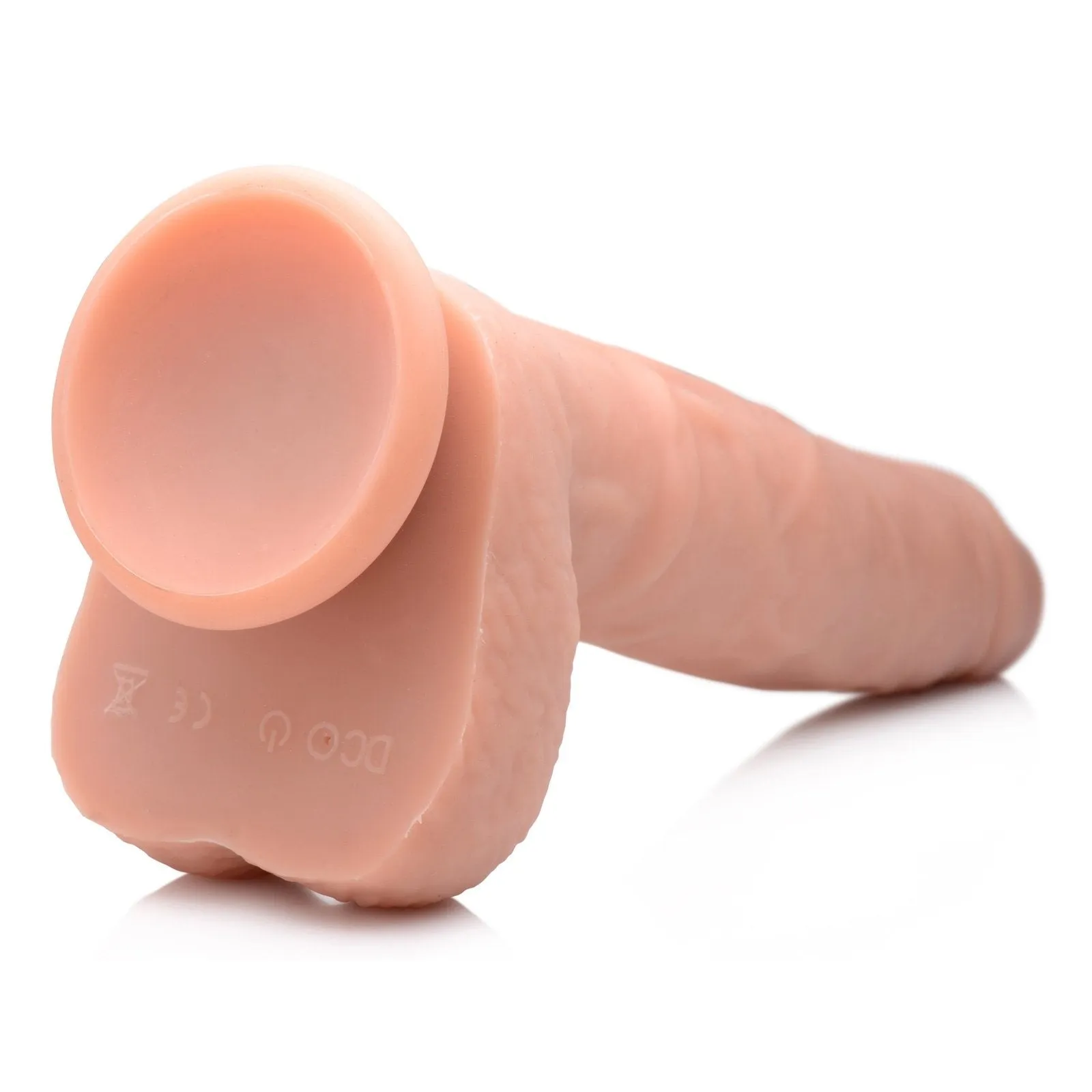 Vibrating & Thrusting Remote Control Silicone Dildo